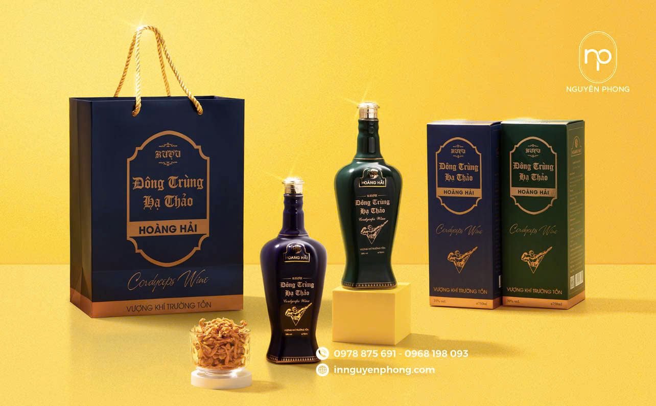 Quy trình in hộp đựng đông trùng hạ thảo